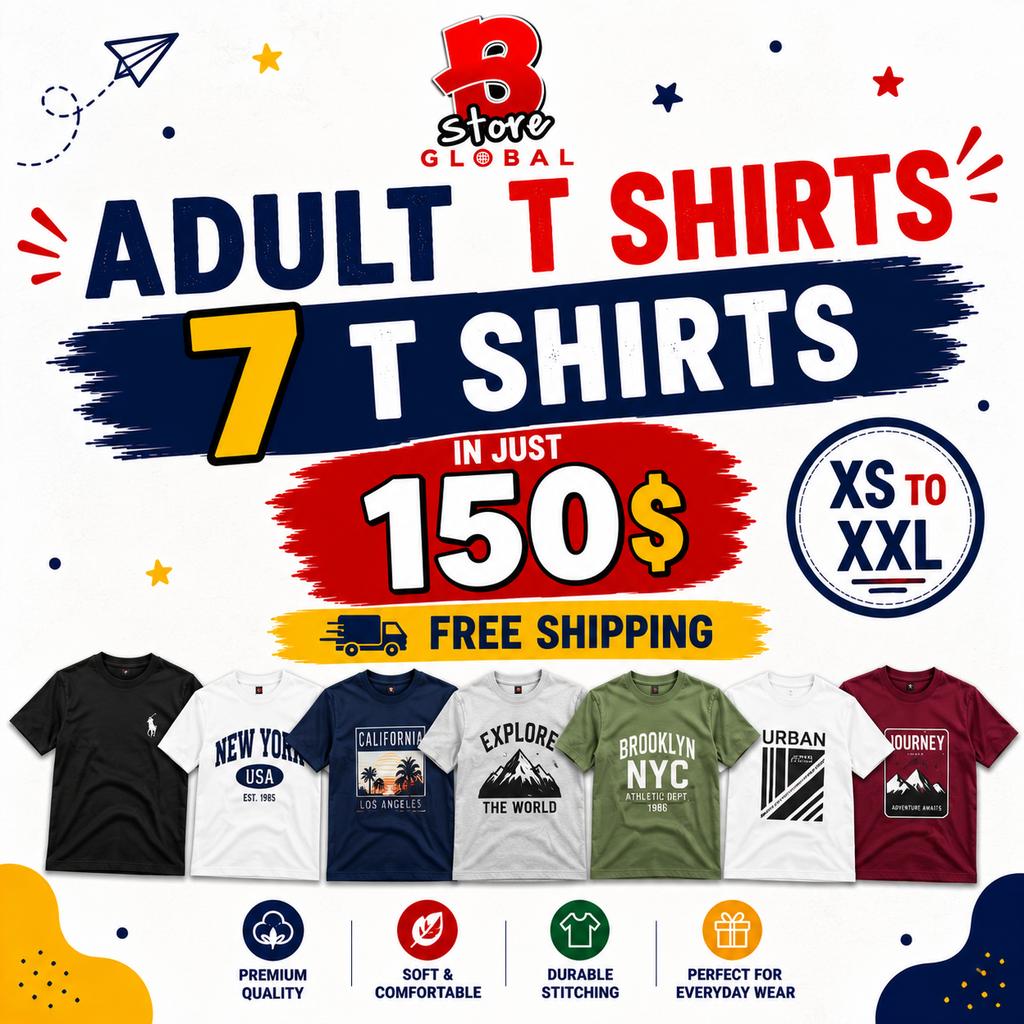 10-Adult T Shirts | Free Shipping Deal