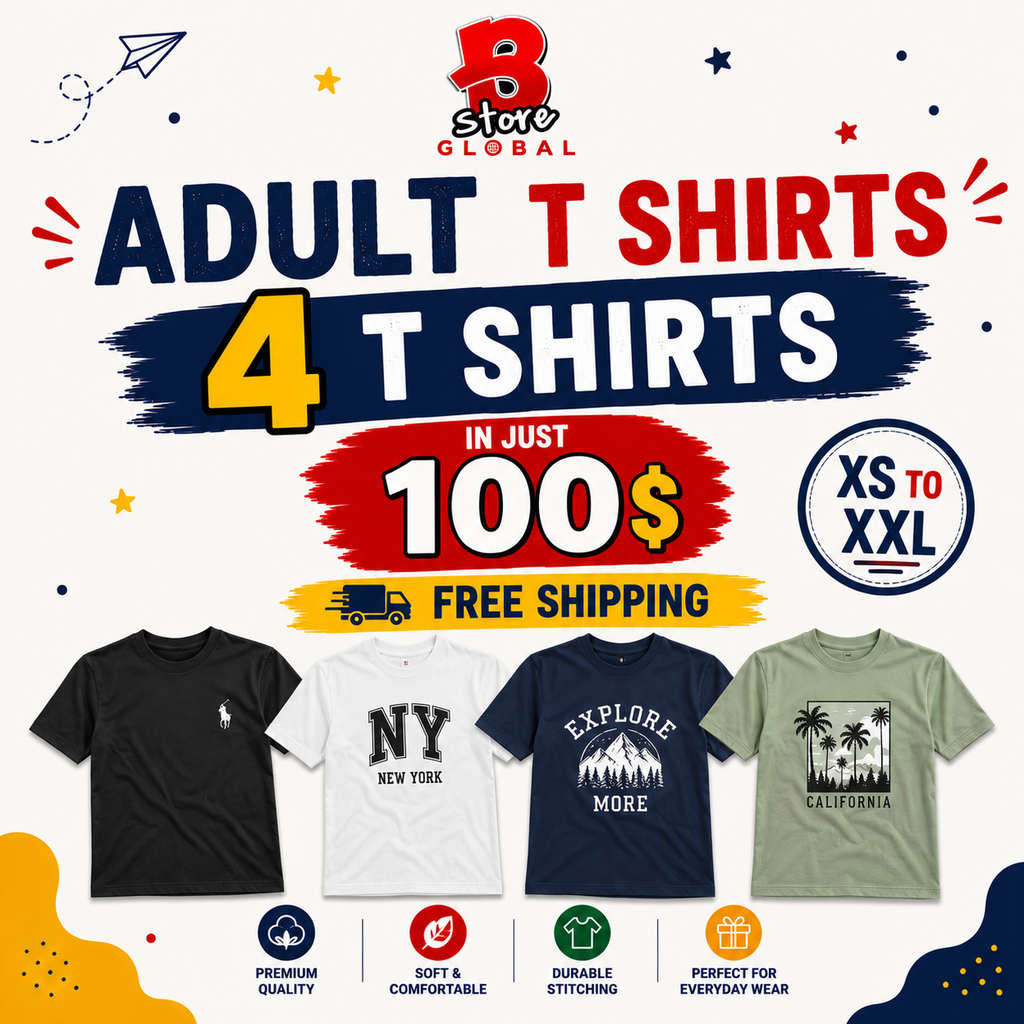 10-Adult T Shirts | Free Shipping Deal