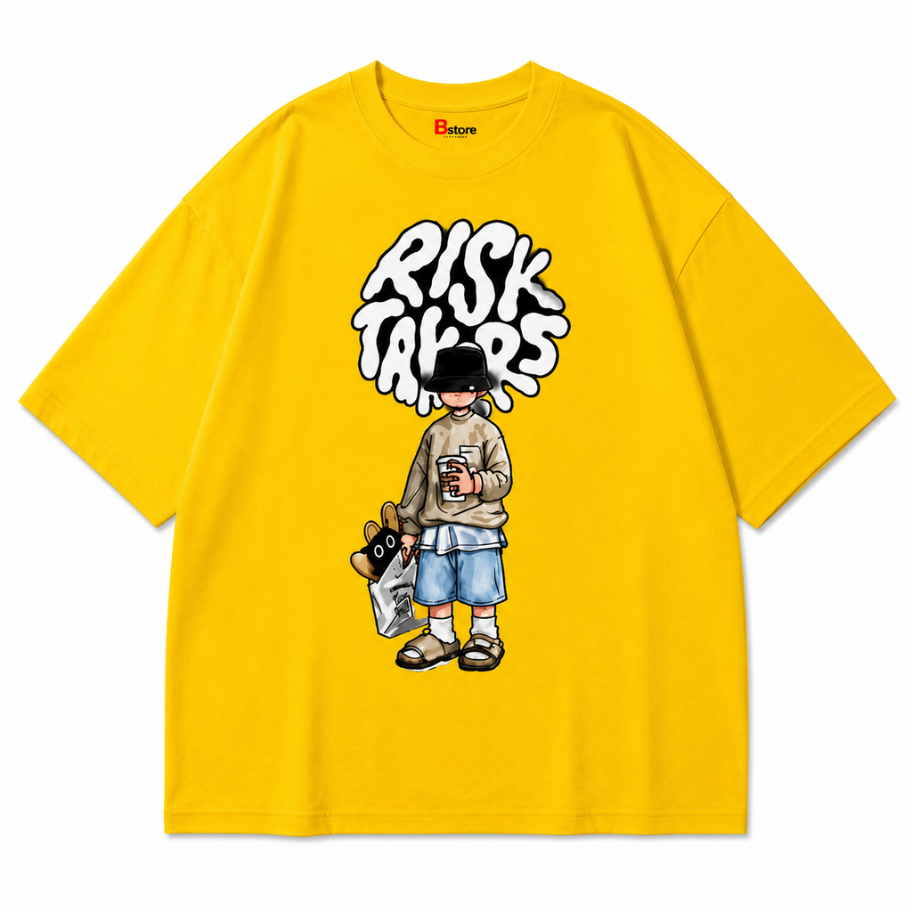 Risk Takers Graphic Oversized T-Shirt
