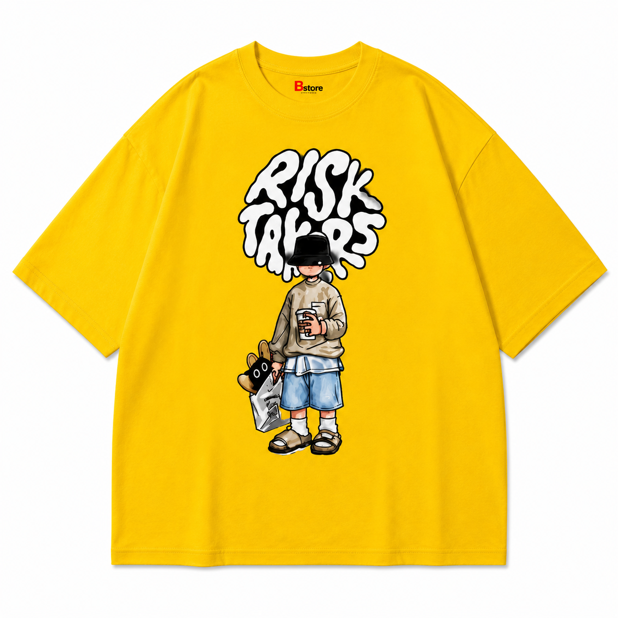 Risk Takers Graphic Oversized T-Shirt